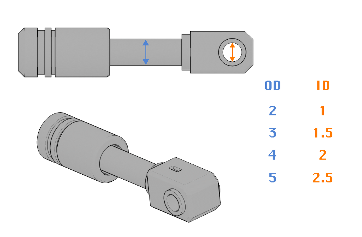 Cylinder Shaft 【Sタイプ】